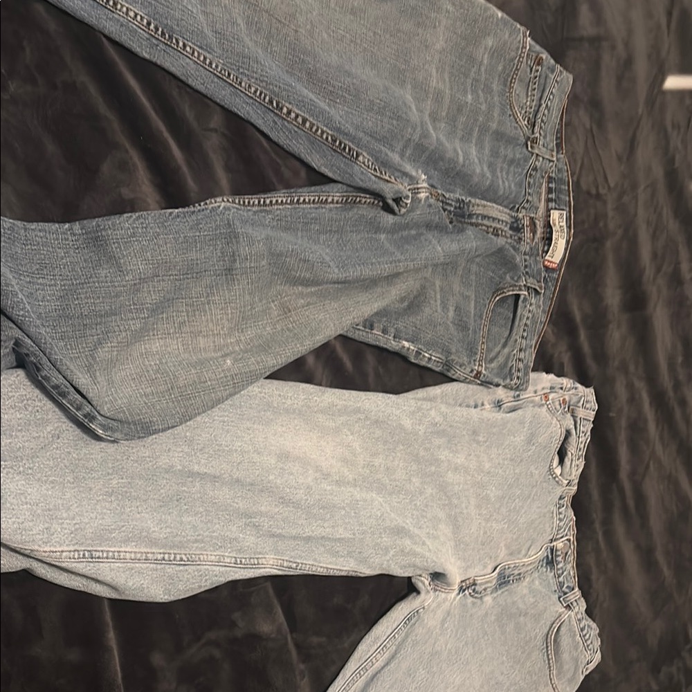 2 blue levi’s denim (negotiable)